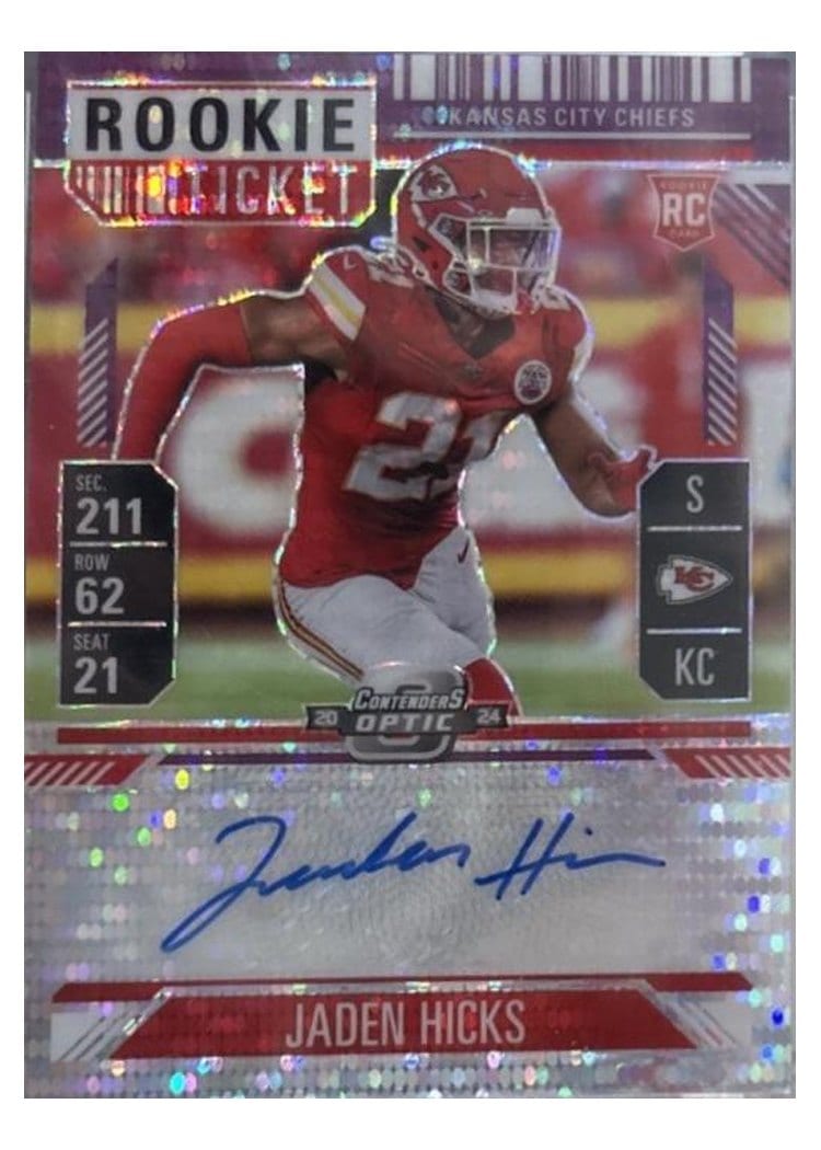 2020 Panini Contenders Optic Base Set Ashtyn Davis Autograph Purple Pulsar #179