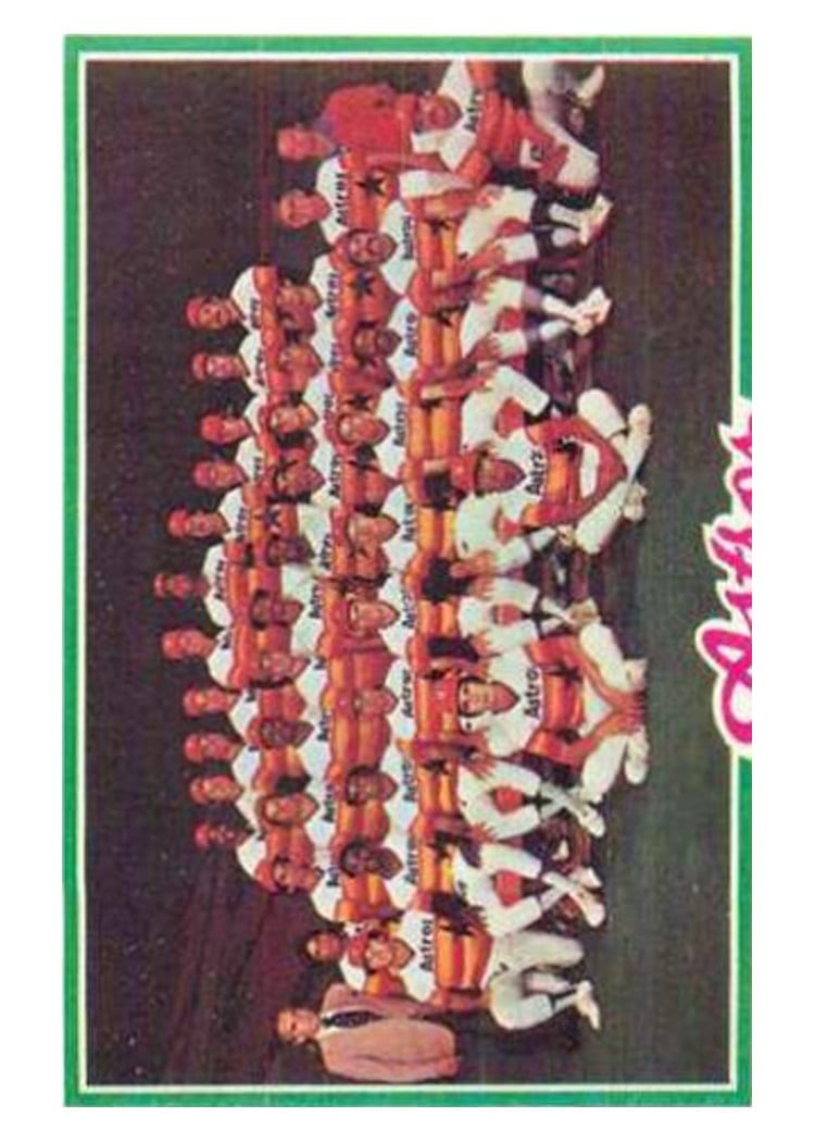1978 Topps Astros Team #112 card
