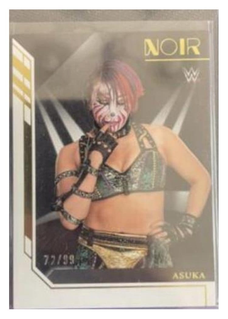 2023 Panini Chronicles WWE Noir Asuka #25 card