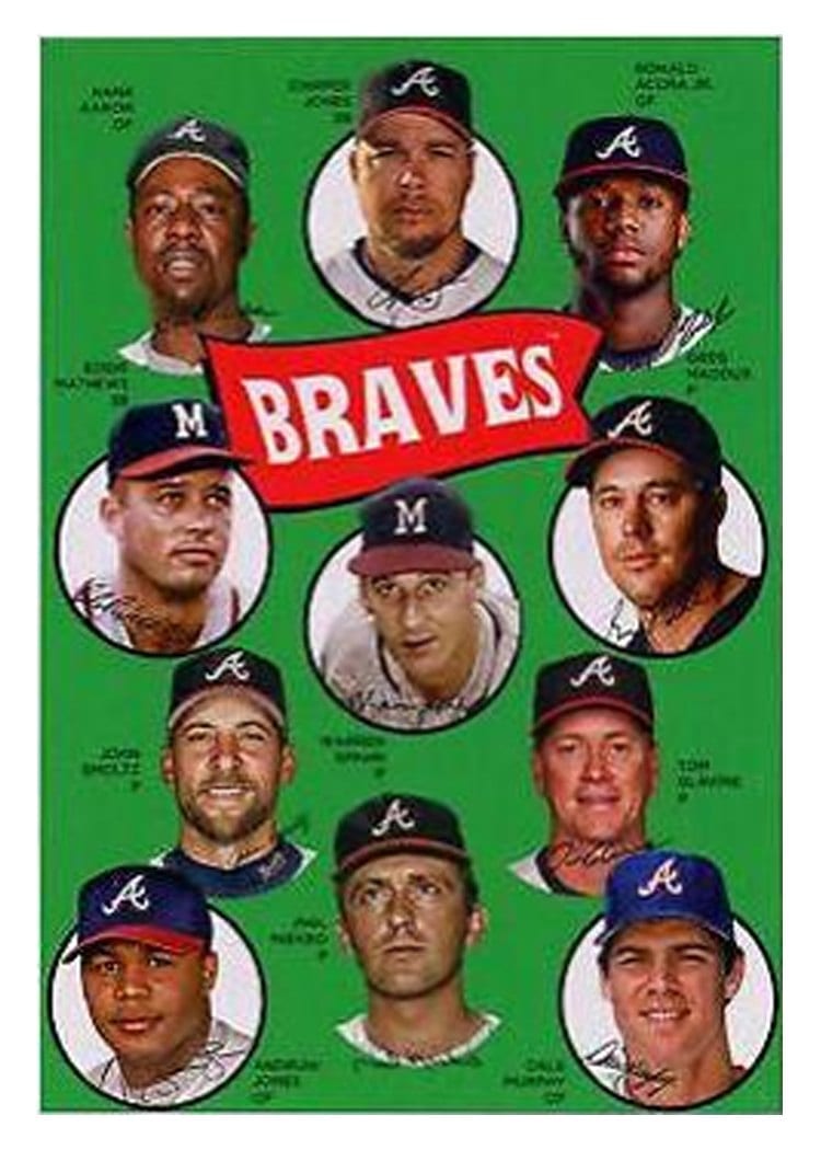 2023 Topps Archives 1969 Team History Postcards Atlanta Braves #H69-ATL card