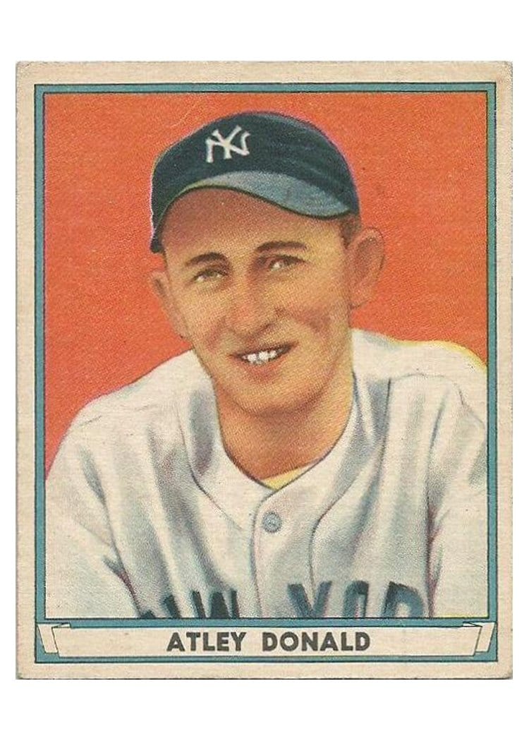 1941 Play Ball Atley Donald #38 card