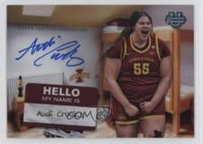 2024-25 Bowman University Chrome Campus Dorm Signatures Audi Crooks #CDS-AC card