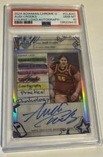 2024-25 Bowman University Chrome Course Load Autographs Audi Crooks #CLA-AC card
