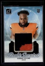 2024 Donruss Rookie Holiday Sweater Audric Estime #RHS-AES card