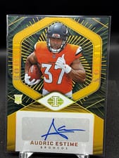 2024 Panini Illusions Rookie Vision Signatures Audric Estime #14 card