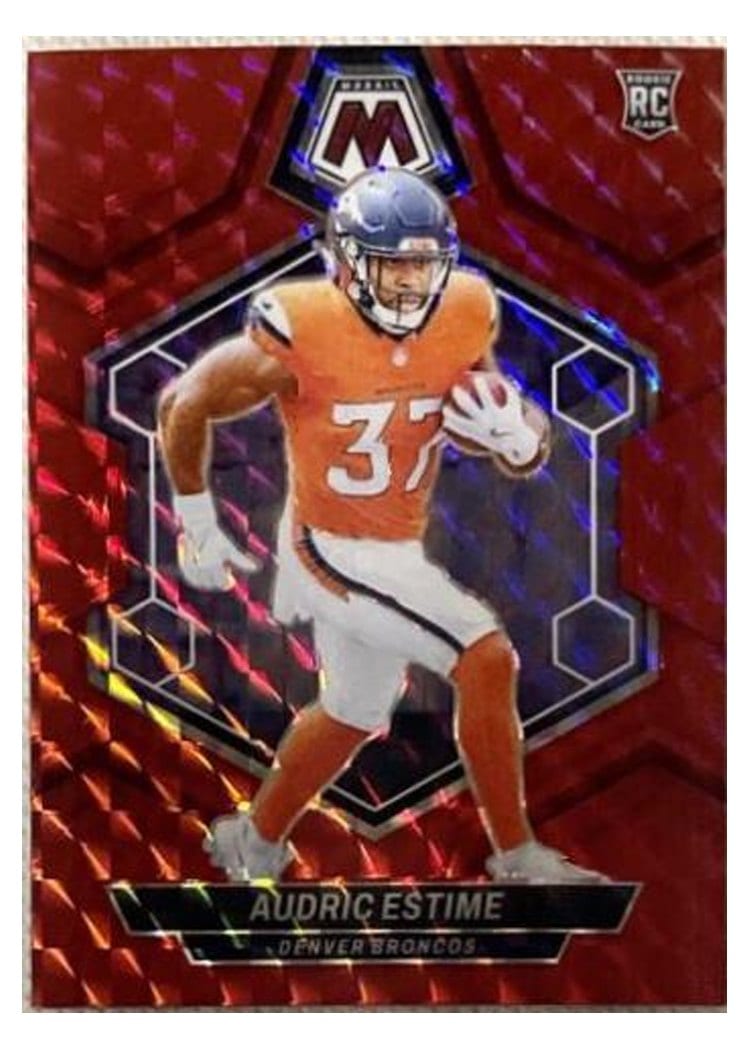 2024 Panini Mosaic Base Set Audric Estime Red #392 card