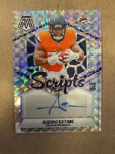 2024 Panini Mosaic Rookie Scripts Audric Estime #RS-AEE card
