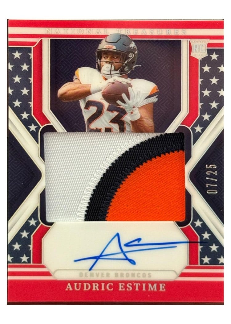 2024 Panini National Treasures Base Set Audric Estime #175 card