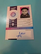 2024 Panini Prestige NFL Passport Signatures Audric Estime #NPS-AEE card