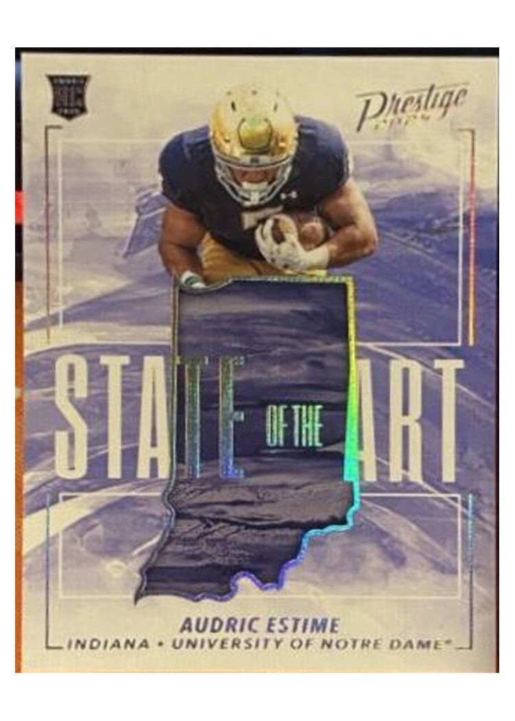 2024 Panini Prestige State of the Art Audric Estime #SA-AEE card