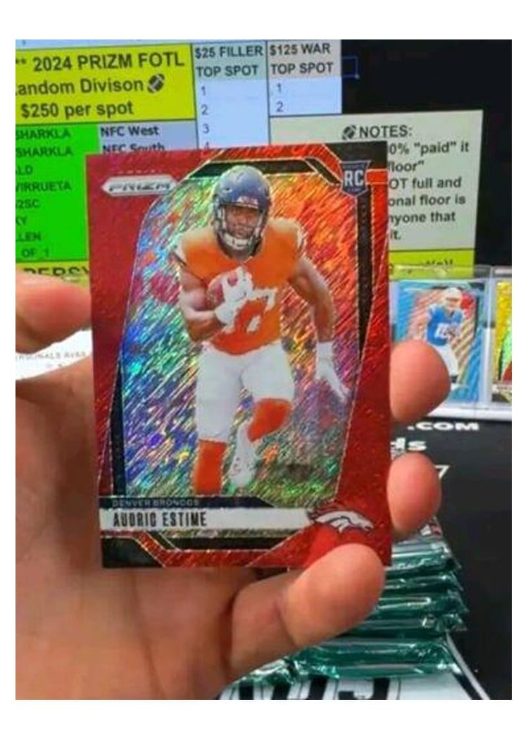 2024 Panini Prizm Base Set Audric Estime #306 card