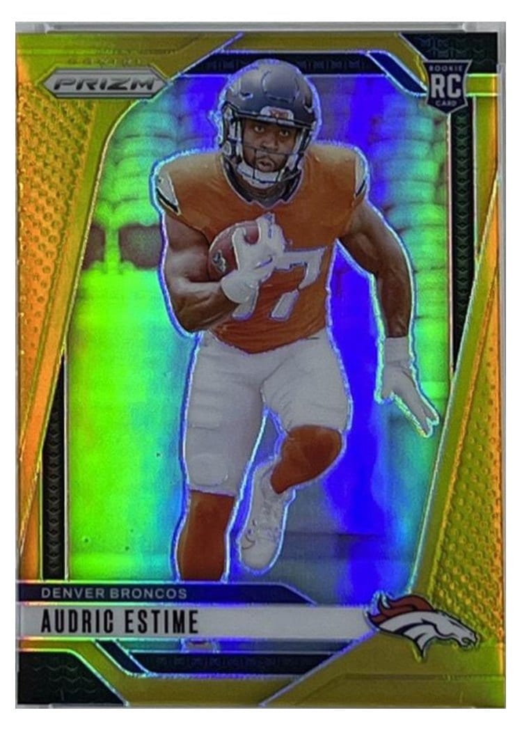 2024 Panini Prizm Base Set Audric Estime Gold #306 card