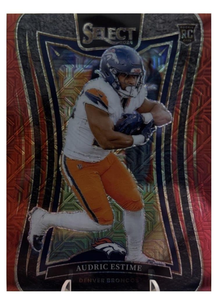 2024 Panini Select Base Set Audric Estime Red Prizm #307 card