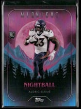 2024 Topps Midnight Nightball Audric Estimé #NB-12 card
