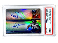 2024 Topps Signature Class Signature Class Dual Autograph Audric Estimé #DS-DEN card