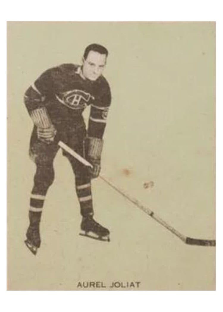 1933 Hamilton Gum Aurel Joliat #27 card