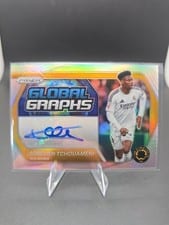 2025 Panini Prizm FIFA Club World Cup Global Graphs Aurelien Tchouameni #GG-AT card