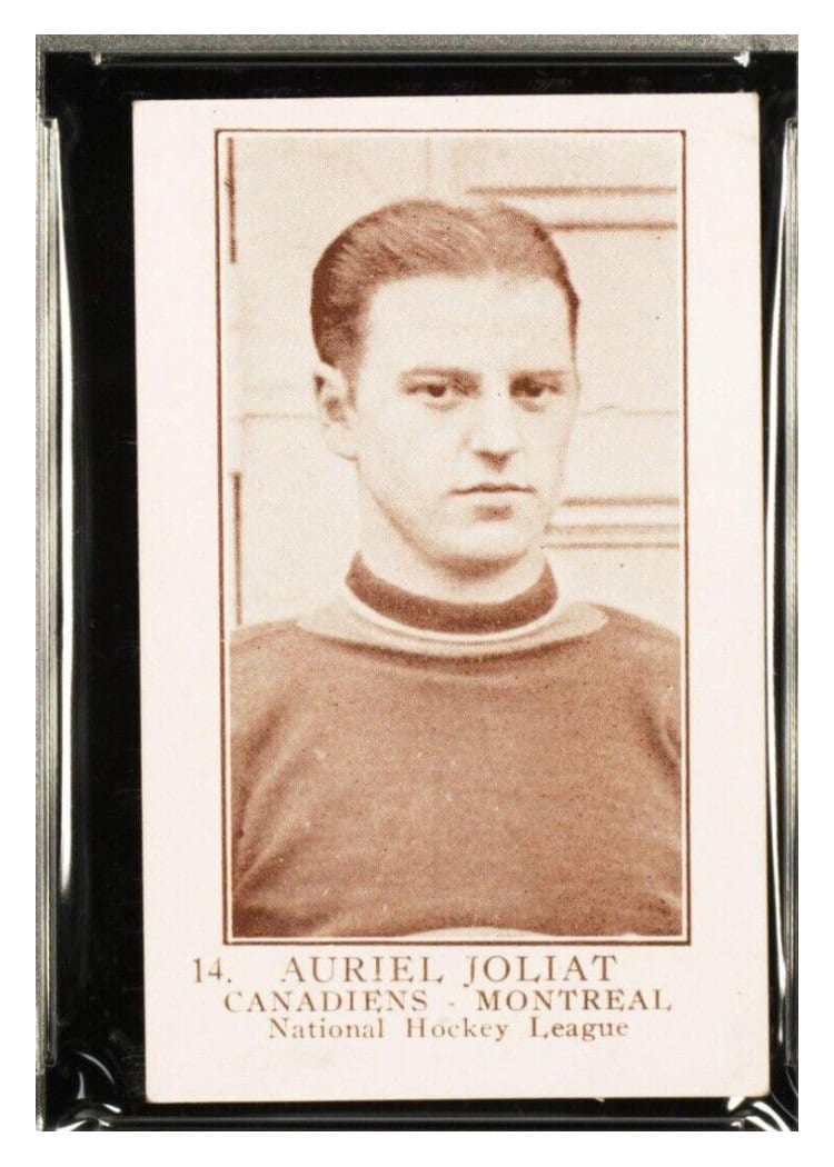 1923 V145-1 Paterson Auriel Joliat #14 card