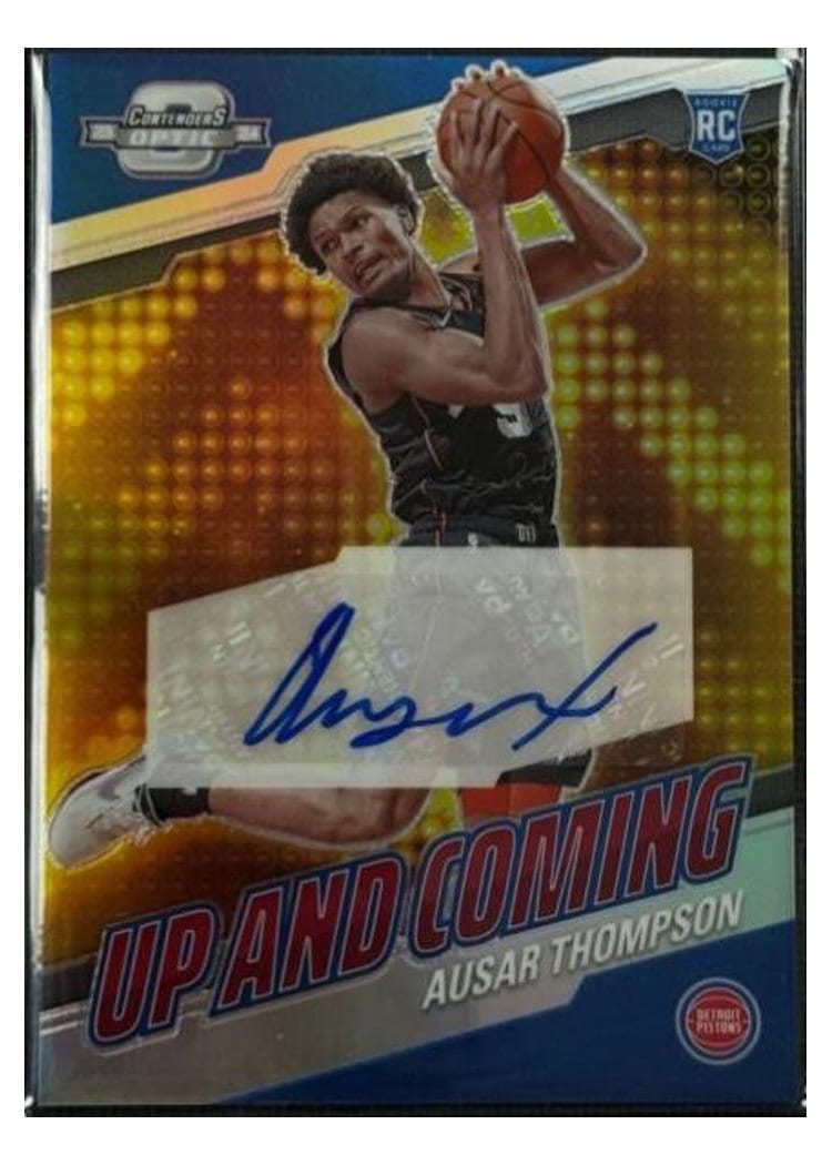 2023-24 Panini Contenders Optic Up and Coming Autographs Ausar Thompson #UC-ATD card