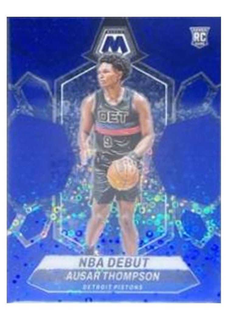 2023-24 Panini Mosaic Base Set Ausar Thompson Blue Fast Break #262 card