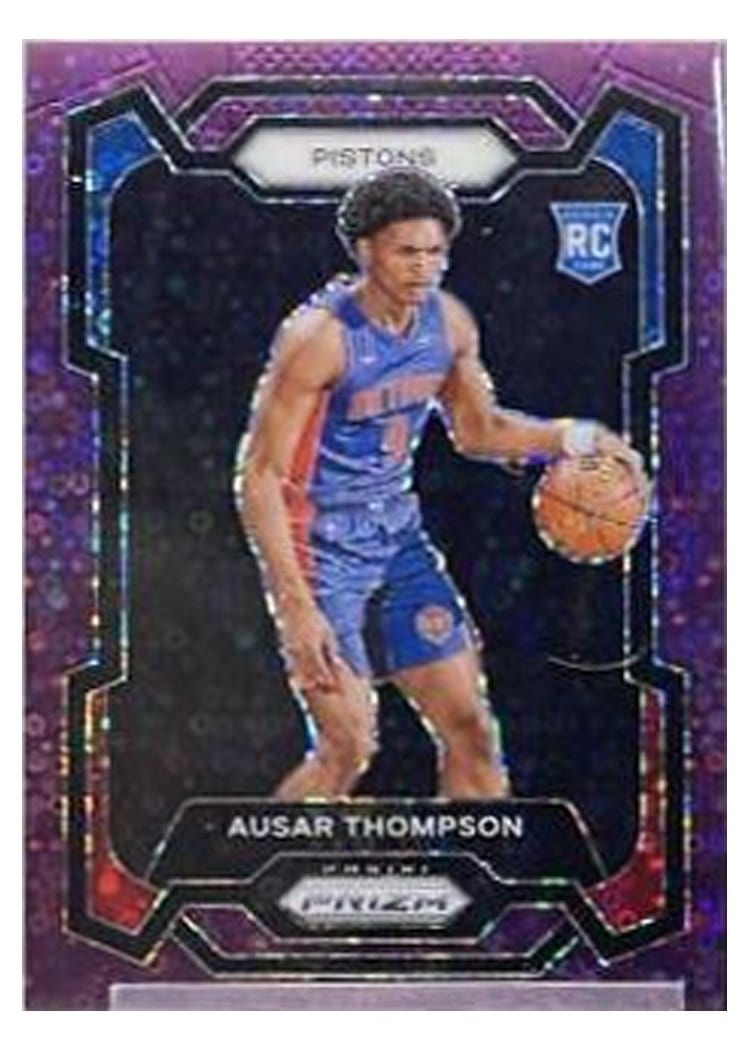 2023-24 Panini Prizm Base Set Ausar Thompson Fast Break Purple #178 card