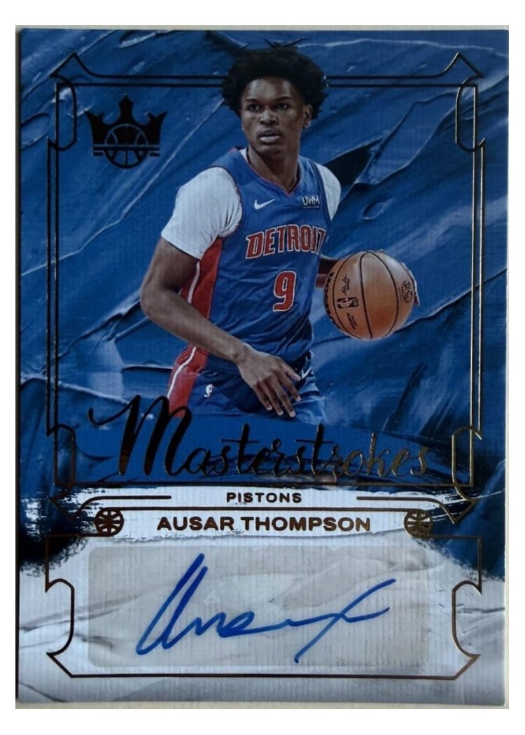2024-25 Panini Court Kings Masterstrokes Autographs Ausar Thompson #MS-ASR