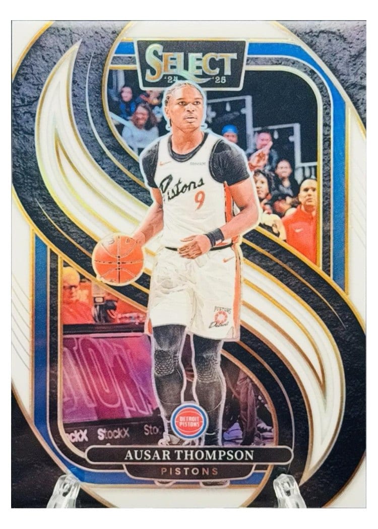 2024-25 Panini Select Base Set Ausar Thompson White Prizm #153 card