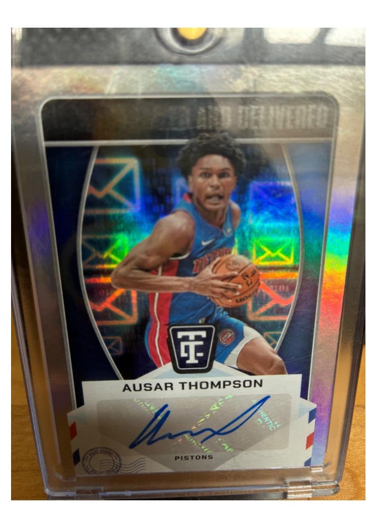 2024-25 Panini Totally Certified Signed Sealed and Delivered Ausar Thompson #SD-ASR card