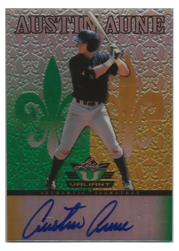 2012 Leaf Valiant Austin Aune #VAAA2 card