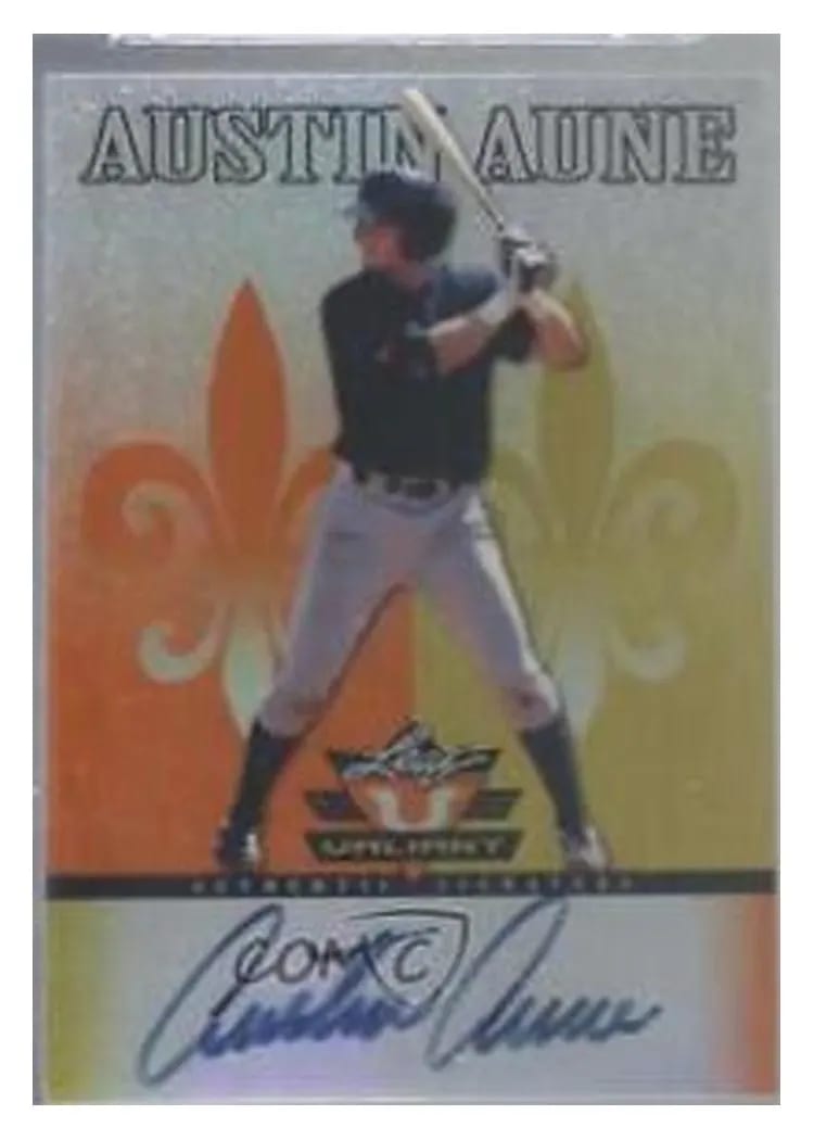 2012 Leaf Valiant Austin Aune #VAAA2 card