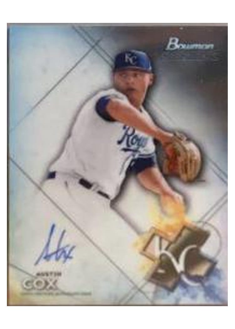 2021 Bowman Sterling Prospect Autographs Austin Cox #BSPA-AC card