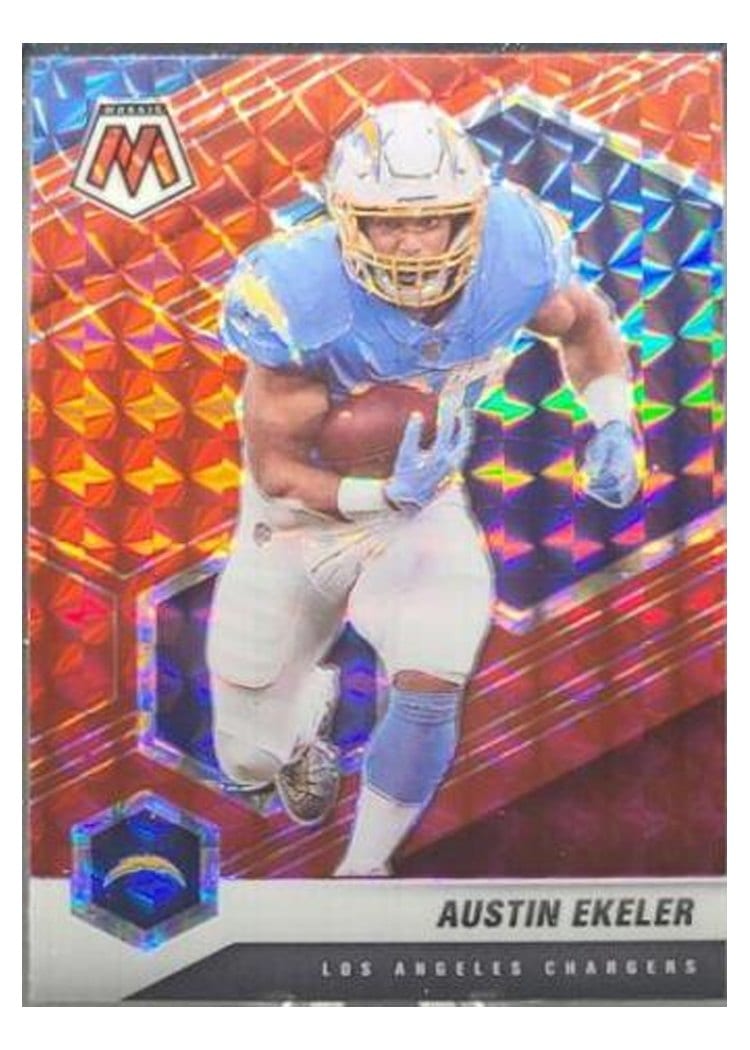 2021 Panini Mosaic Base Set Austin Ekeler #114 card