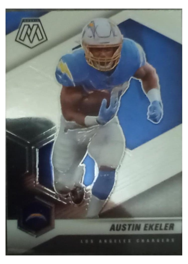 2021 Panini Mosaic Base Set Austin Ekeler #114 card