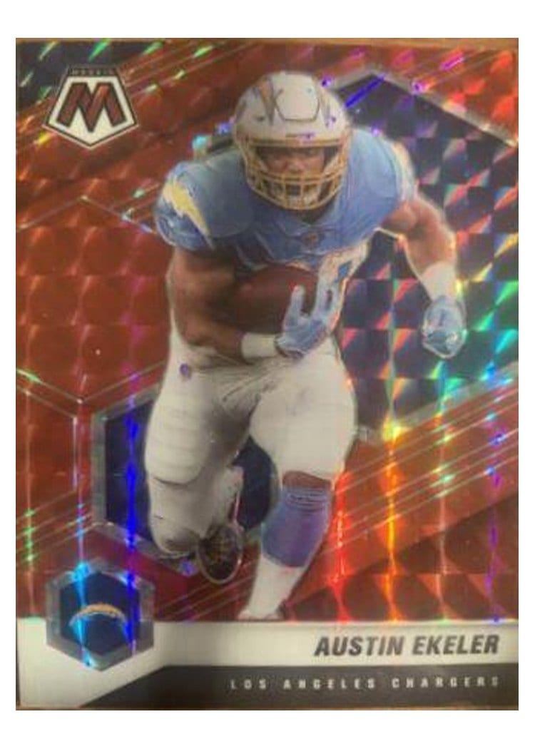2021 Panini Mosaic Base Set Austin Ekeler #114 card