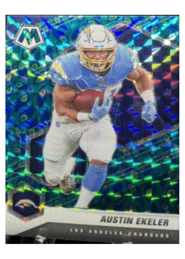 2021 Panini Mosaic Base Set Austin Ekeler #114 card