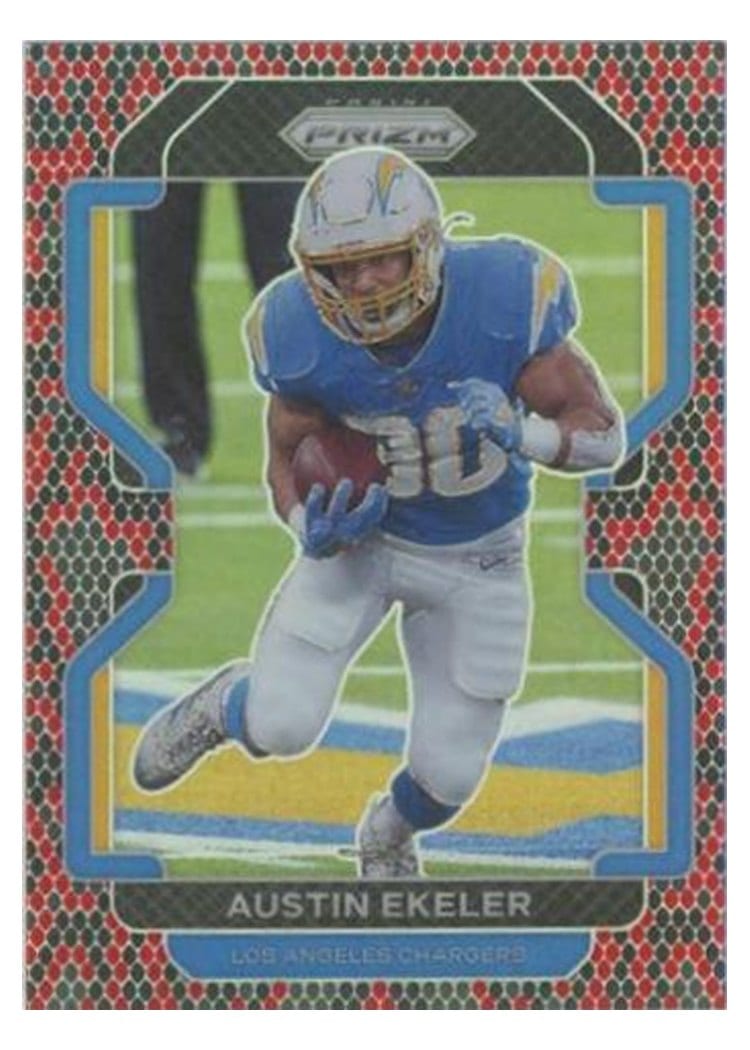 2021 Panini Prizm Base Set Austin Ekeler #170 card