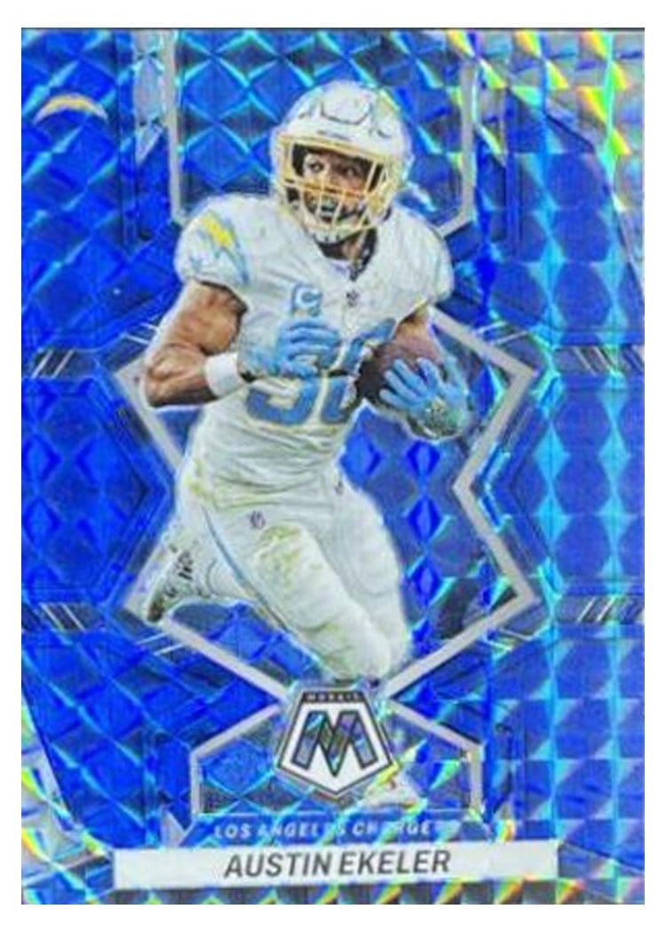 2022 Panini Mosaic Base Set Austin Ekeler #102 card
