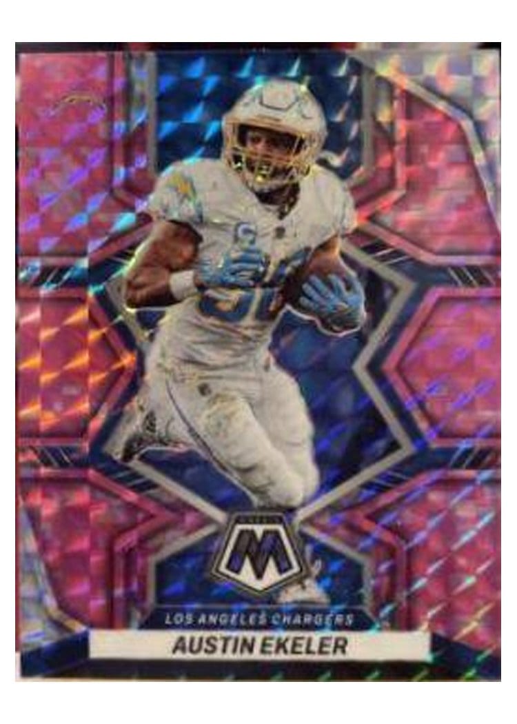 2022 Panini Mosaic Base Set Austin Ekeler #102 card