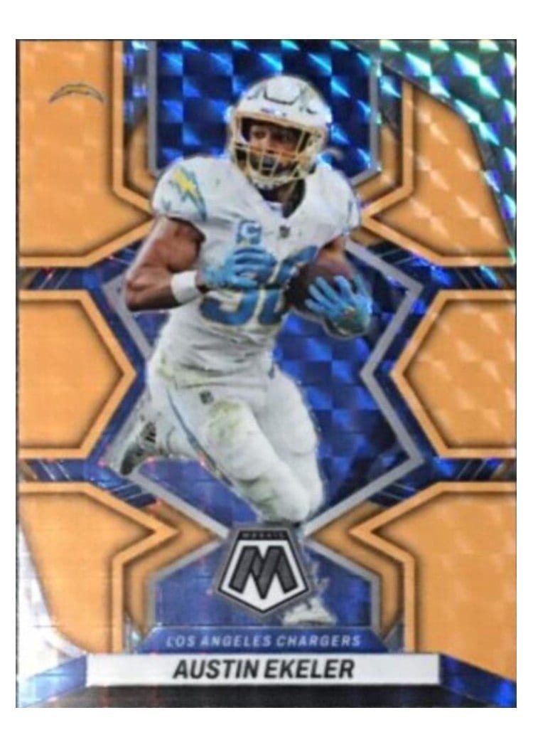 2022 Panini Mosaic Base Set Austin Ekeler #102 card