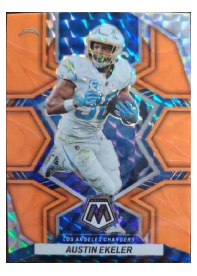 2022 Panini Mosaic Base Set Austin Ekeler #102 card