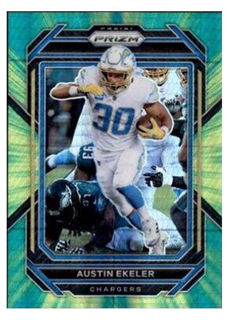 2022 Panini Prizm Base Set Austin Ekeler #150 card