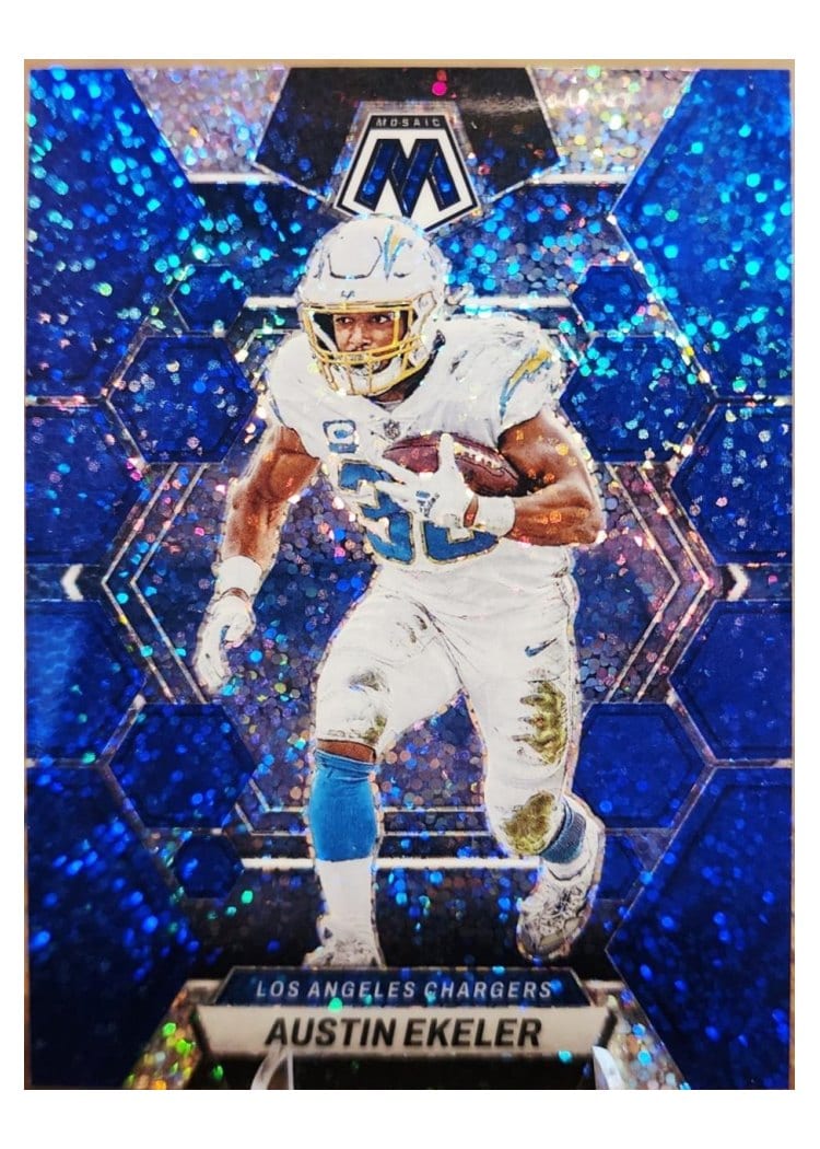 2023 Panini Mosaic Base Set Austin Ekeler #128 card