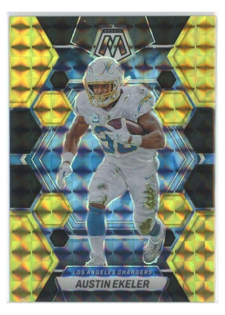 2023 Panini Mosaic Base Set Austin Ekeler #128 card