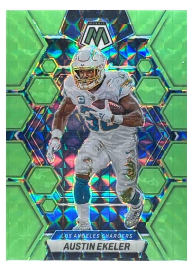 2023 Panini Mosaic Base Set Austin Ekeler #128 card