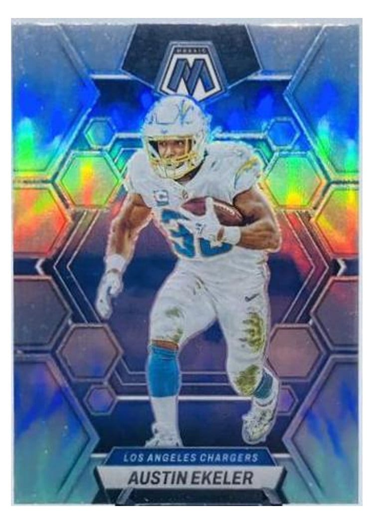 2023 Panini Mosaic Base Set Austin Ekeler Mosaic #128 card