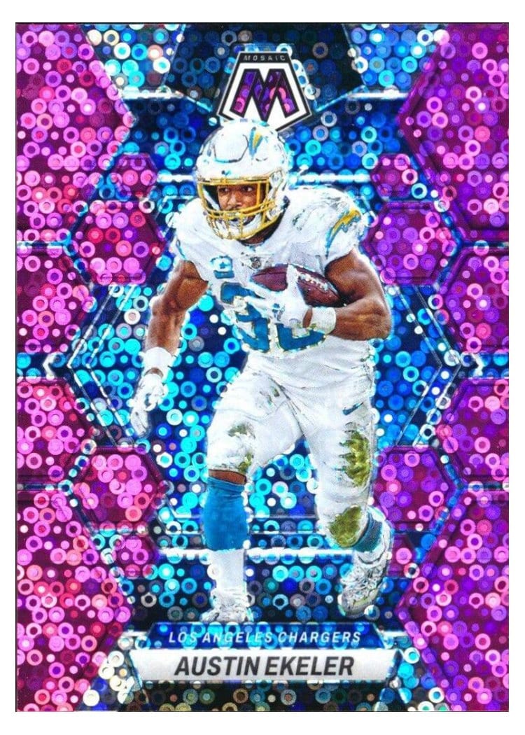 2023 Panini Mosaic Base Set Austin Ekeler #128 card