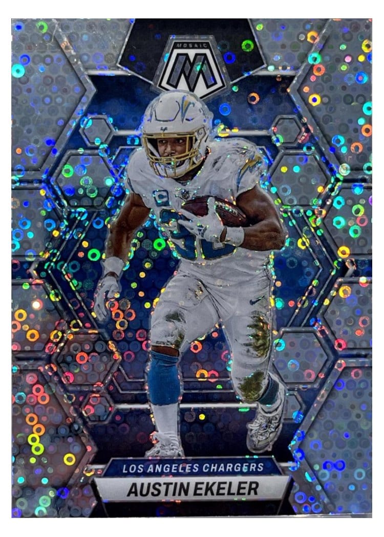 2023 Panini Mosaic Base Set Austin Ekeler #128 card