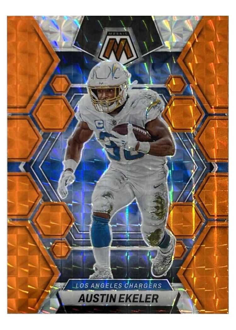 2023 Panini Mosaic Base Set Austin Ekeler #128 card