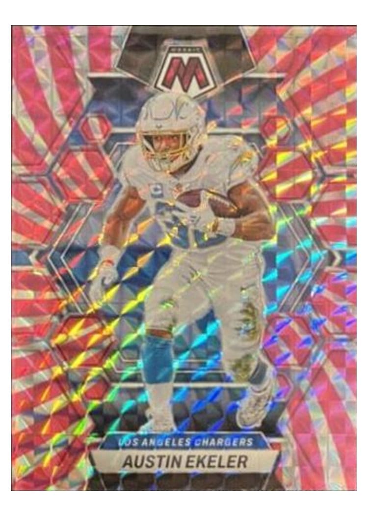 2023 Panini Mosaic Base Set Austin Ekeler #128 card
