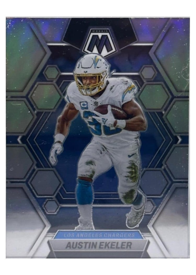 2023 Panini Mosaic Base Set Austin Ekeler #128 card